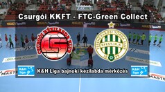 Csurgói KKFT - FTC-Green Collect NB I-es bajnoki férfi kézilabda mérkőzés 2024. április 3.